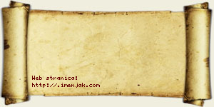 Jelisaveta Velebit vizit kartica